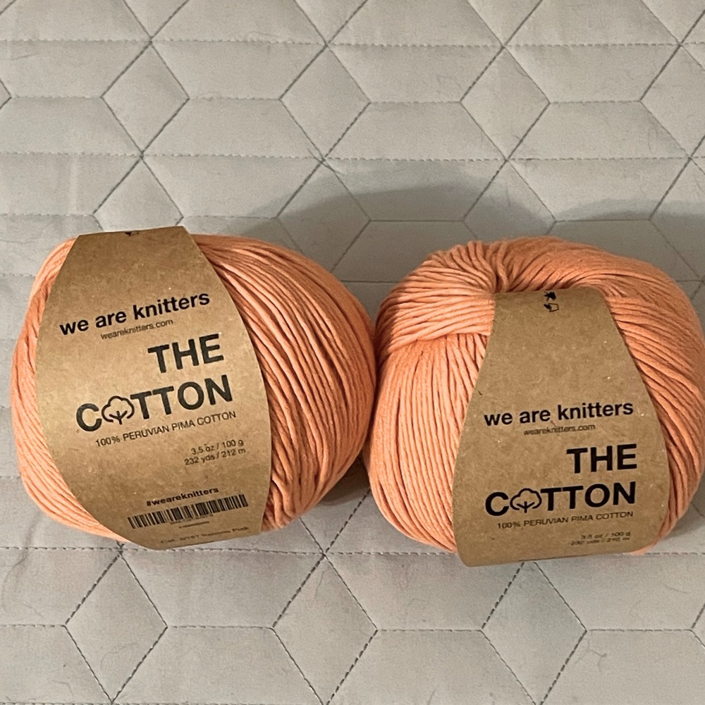 We Are Knitters “The Cotton” yarn 🧶 💕